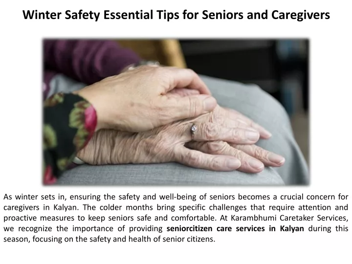 winter safety essential tips for seniors
