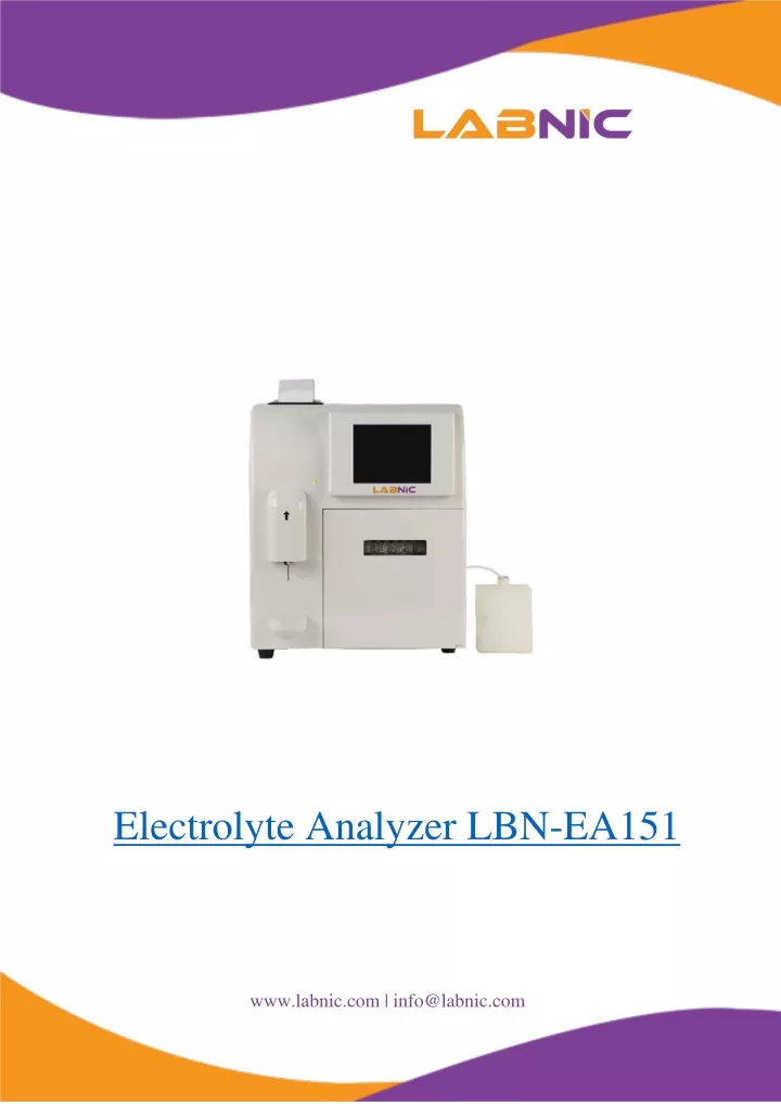 electrolyte analyzer lbn ea151