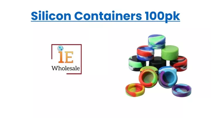 silicon containers 100pk