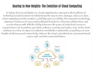 Soaring to New Heights: The Evolution of Cloud Computing