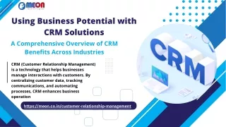 Elevating Customer Experiences with Advanced CRM Solutions