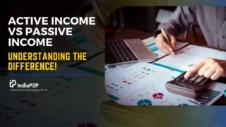 Active Income vs. Passive Income Understanding the Difference!