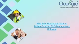 New Rule Reinforces Value of Mobile-Enabled EHS Management Software
