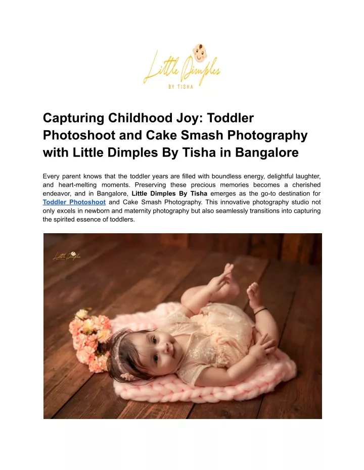 capturing childhood joy toddler photoshoot