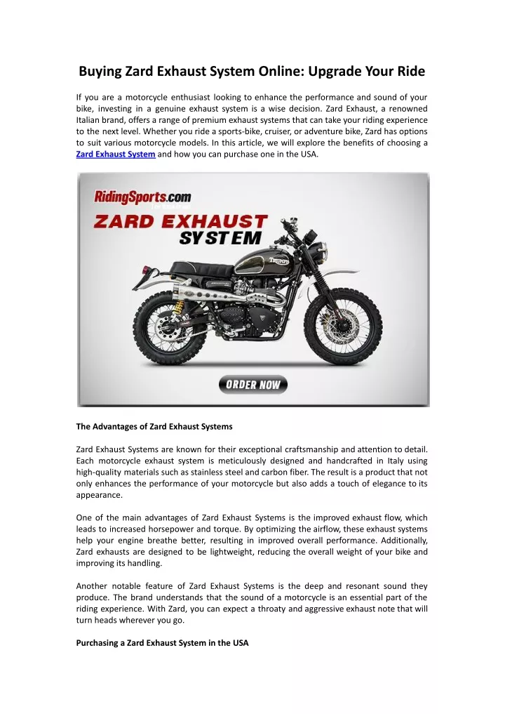 buying zard exhaust system online upgrade your