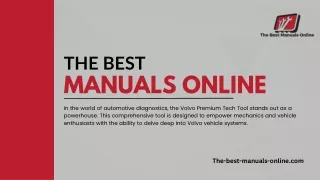 Volvo Premium Tech Tool - The Best Manuals Online