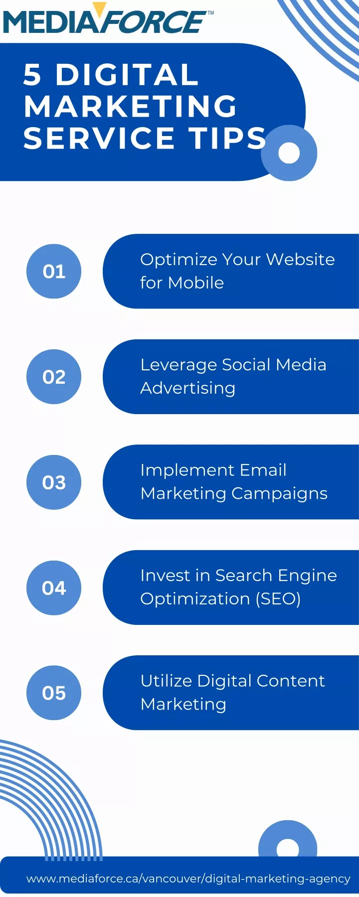 5 digital marketing service tips