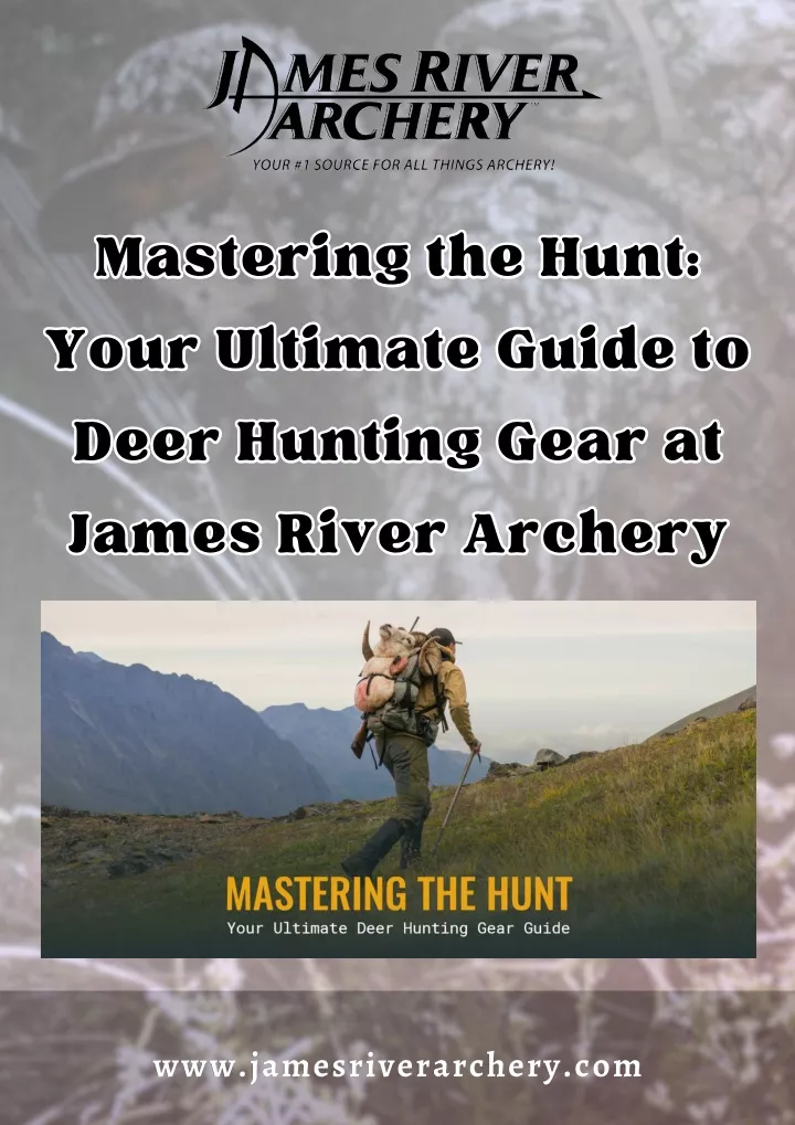 mastering the hunt your ultimate guide to deer
