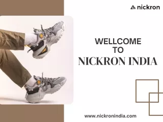 Buy Sneakers Online a Nickron India | Shop the Latest Styles