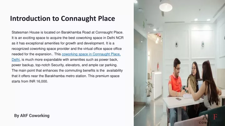 introduction to connaught place