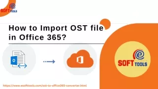 How to Import OST file in Office 365?