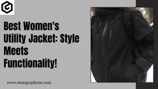 Best Women's Utility Jacket Style Meets Functionality!