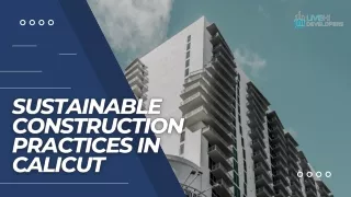 Sustainable Construction Practices in Calicut