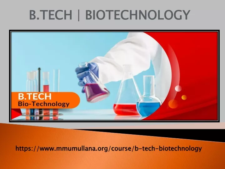 b tech biotechnology