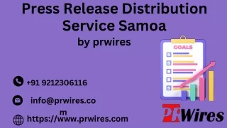 press release distribution service samoa