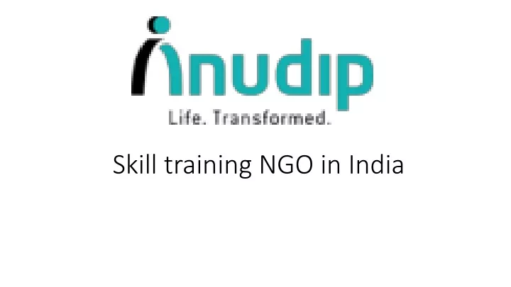 skill training ngo in india