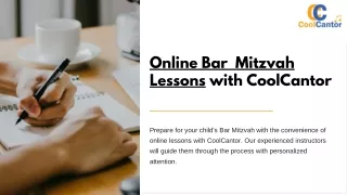 Online Bat Mitzvah Lessons