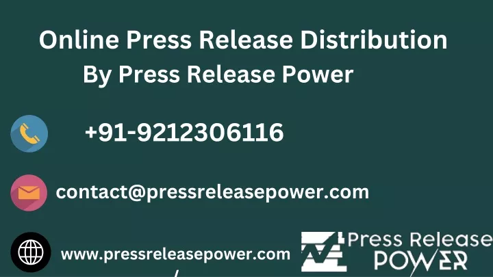 online press release distribution