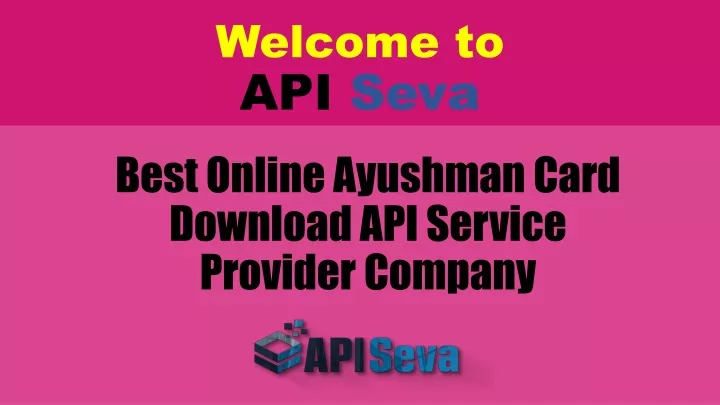 welcome to api seva