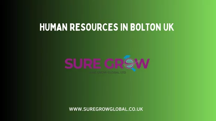 human resources in bolton uk