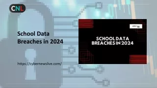 School Data Breaches in 2024