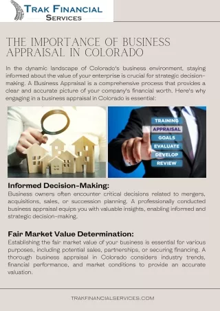 The Importance of Business Appraisal in Colorado