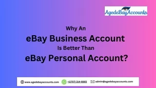 Why An eBay Business Account Is Better Than And eBay Personal Account