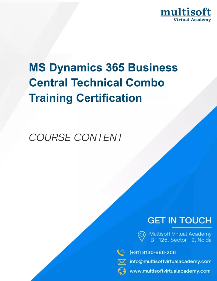 ms dynamics 365 business central technical combo