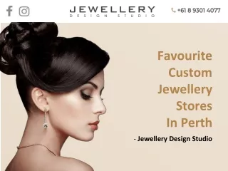 Favourite Custom Jewellery Stores In Perth - Jewellery Design Studio