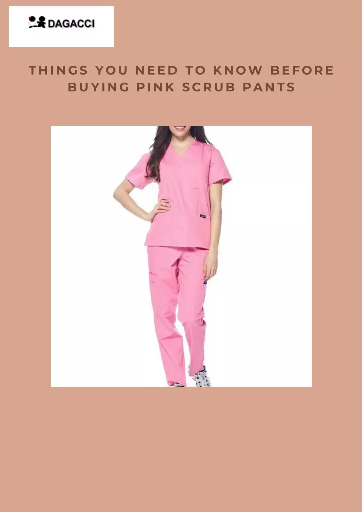 things you need to know before buying pink scrub