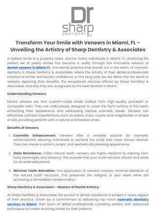 transform your smile with veneers in miami