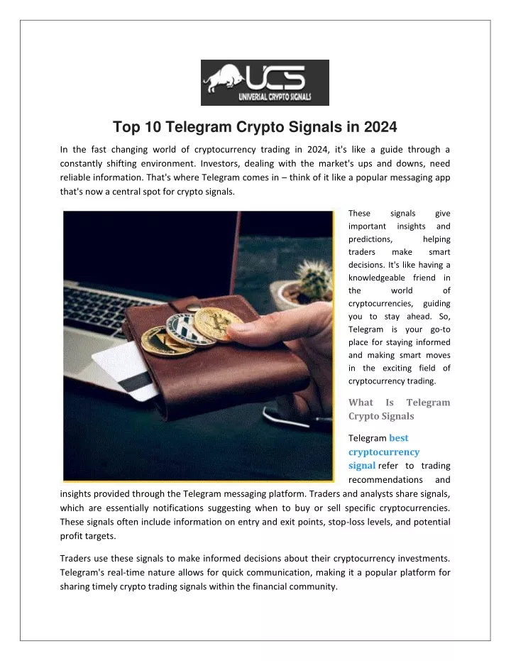 top 10 telegram crypto signals in 2024