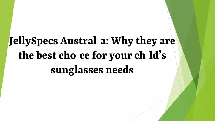 jellyspecs australia why they are the best choice for your child s sunglasses needs