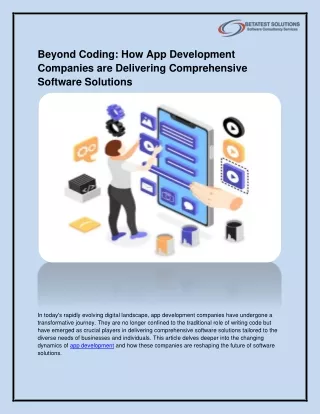 beyond coding how app development companies