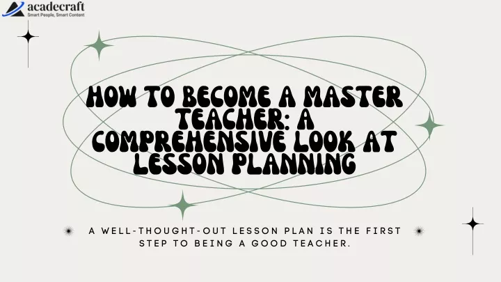 how to become a master teacher a comprehensive