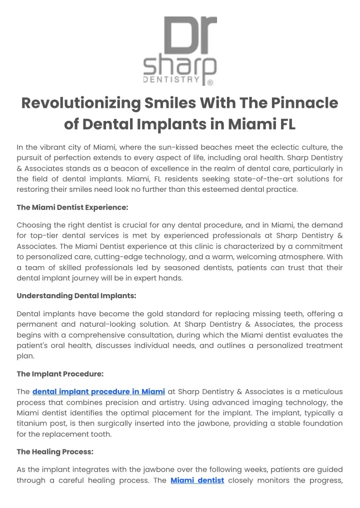 revolutionizing smiles with the pinnacle