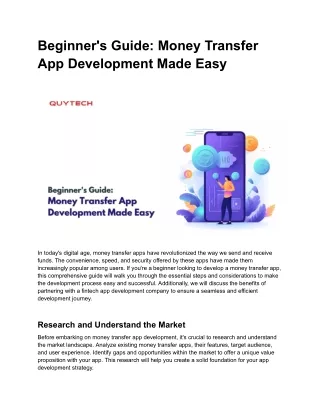 Beginner's Guide_ Money Transfer App Development Made Easy