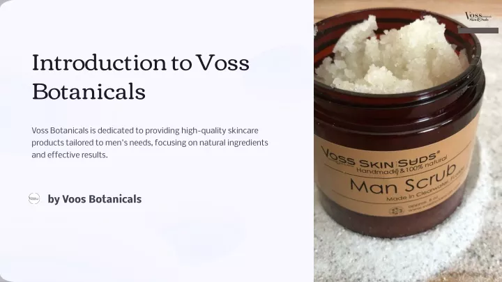 introduction to voss botanicals