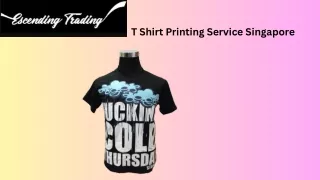 T Shirt Printing Service Singapore