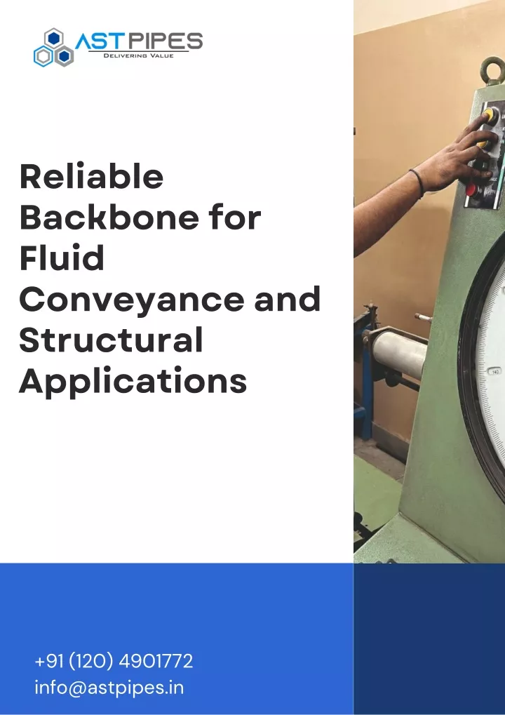 reliable backbone for fluid conveyance