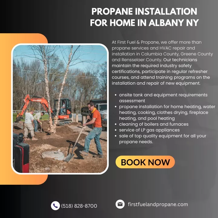 propane installation for home in albany ny