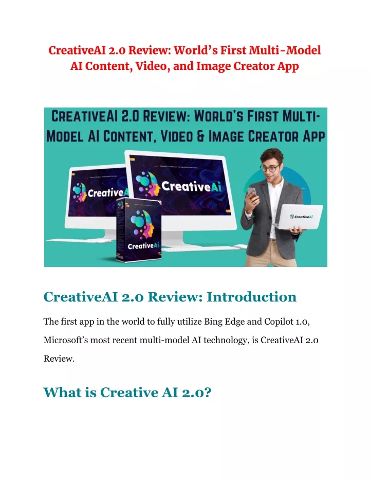 creativeai 2 0 review world s first multi model