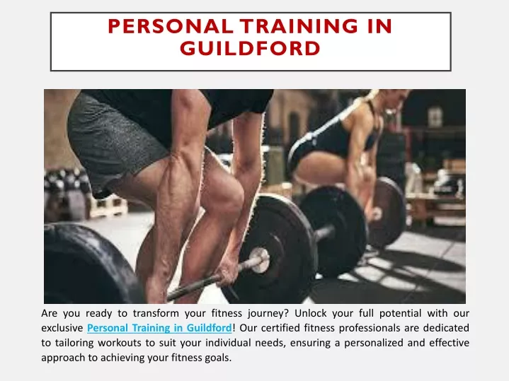 personal training in guildford