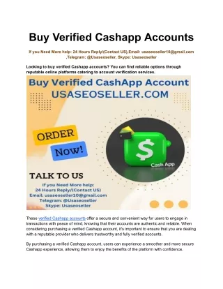 Buy Verified Cashapp Accounts