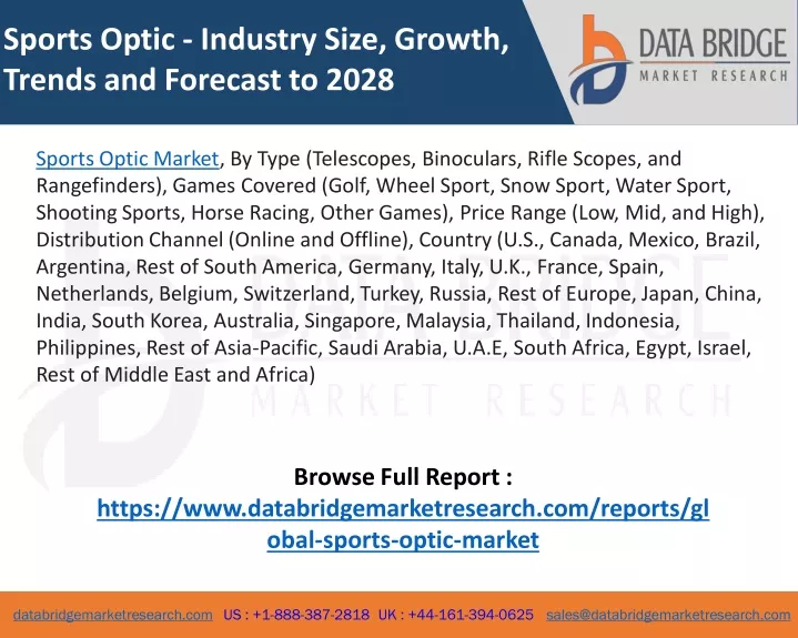 sports optic industry size growth trends