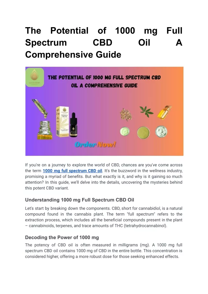 the spectrum comprehensive guide