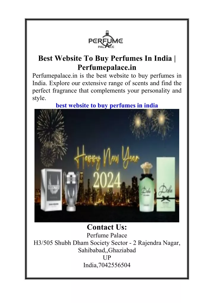 best website to buy perfumes in india