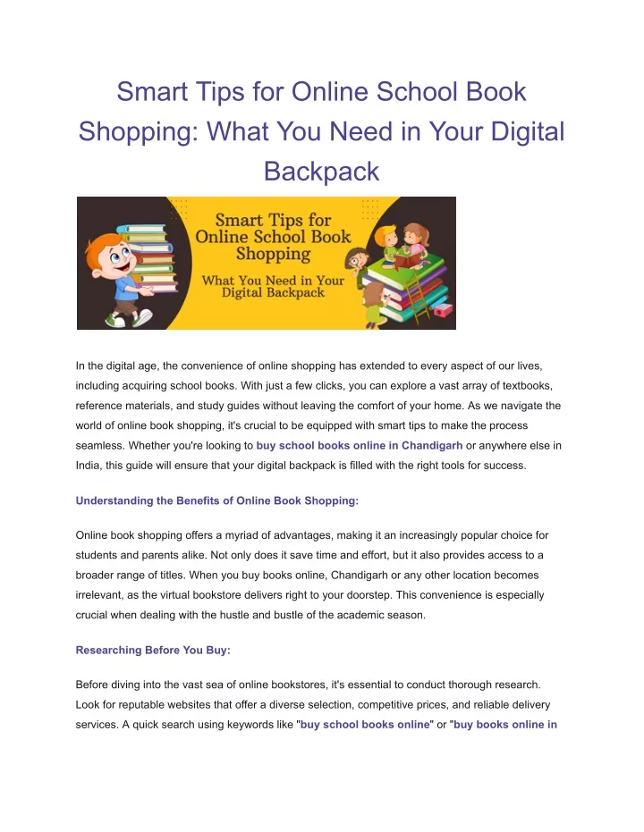 smart tips for online school book shopping what