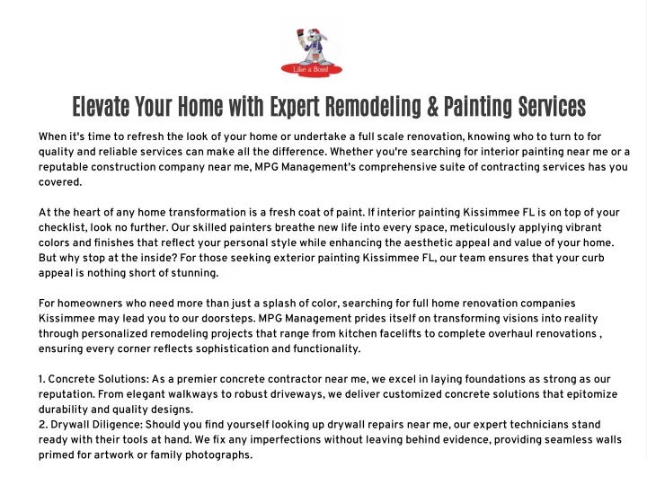 elevate your home with expert remodeling painting