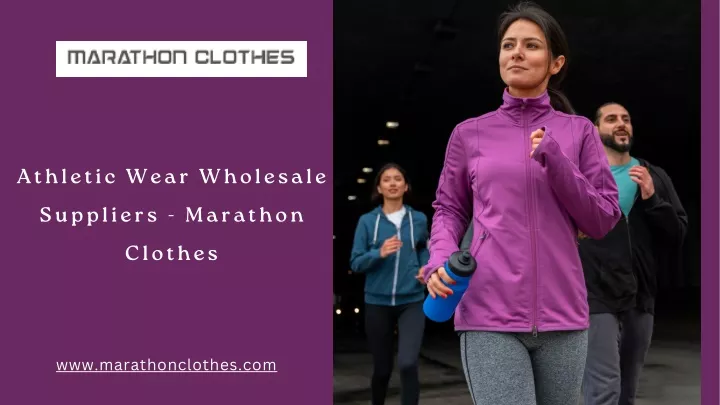 athletic wear wholesale suppliers marathon clothes